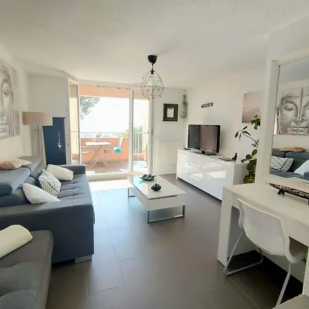 Exceptionnel, Duplex De Charme Vue Mer, Carqueiranne, Lesclesdenicole Apartment *
